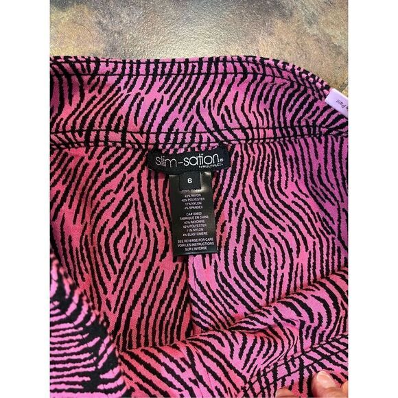 NWT Slim-sation by Multiples Reversible Pull-on Ankle Pants 6 - Picture 8 of 14